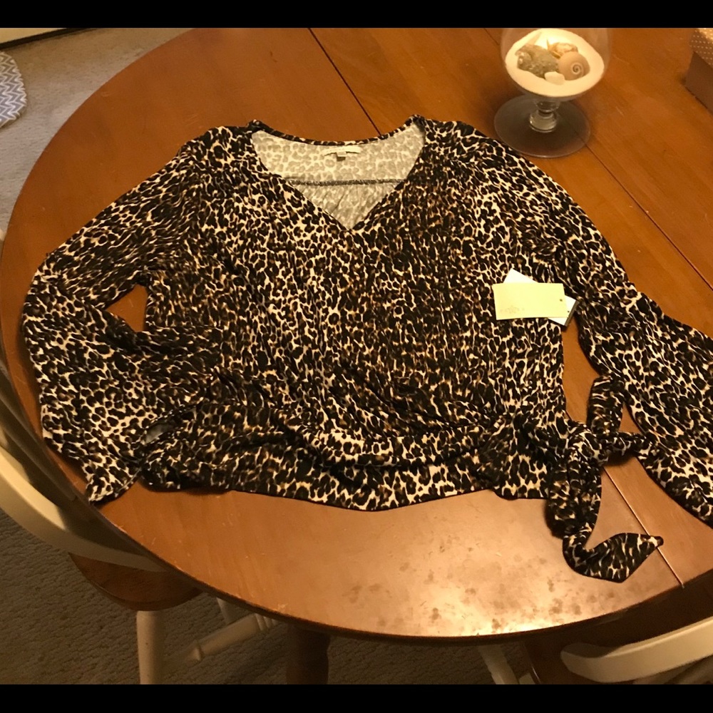 Fever Faux-Wrap Top